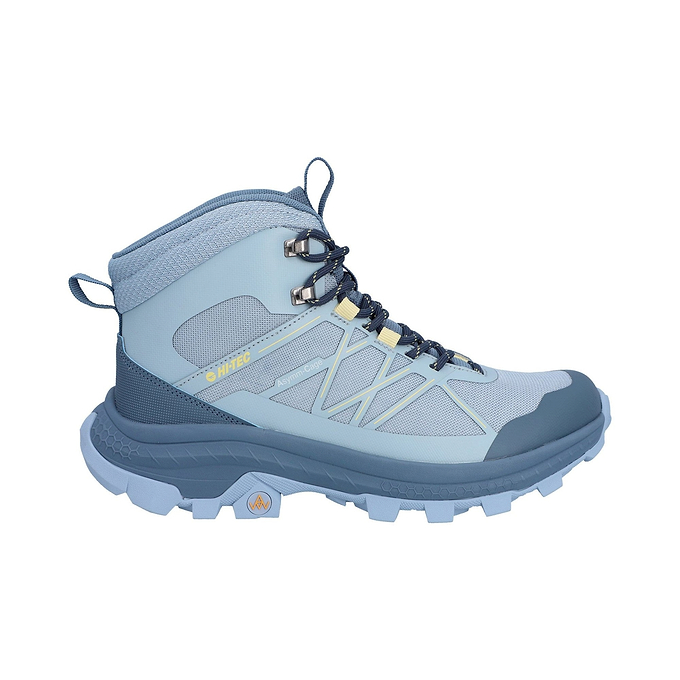 Hi-Tec AWW Infuse Mid WP Womens Hiking Boots - Blue Fog/Flintstone/Banana