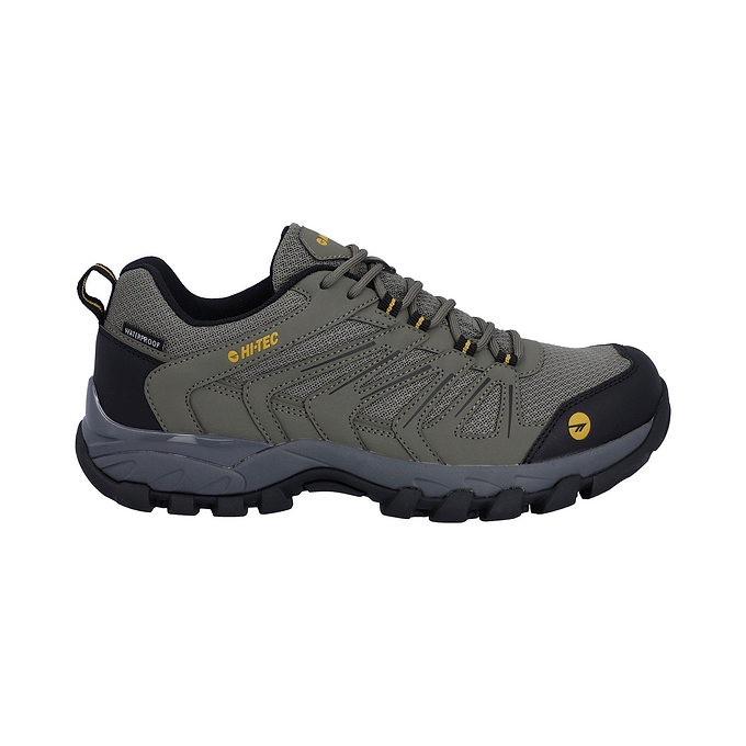 Hi-Tec Campana Low WP Hiker Mens Shoes - Dusty Olive/Honey