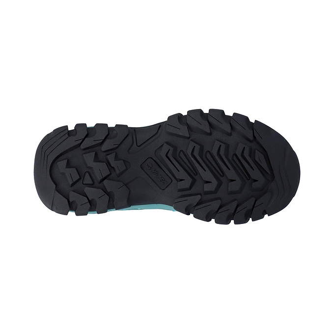 Hi-Tec Campana Low WP Hiker Womens Shoes - Oil Blue/Harbour Grey
