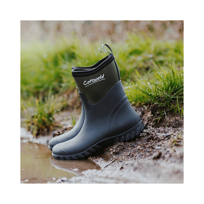 Cotswold Winfield Short Mens Wellingtons - Green
