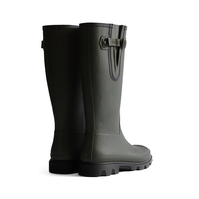 Hunter Field Downpour Adjustable Boot Mens - Dark Olive