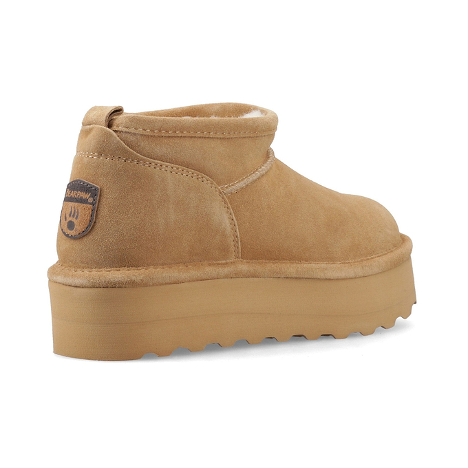 Bearpaw Retro Super Shorty Womens Ankle Boots - Coffee