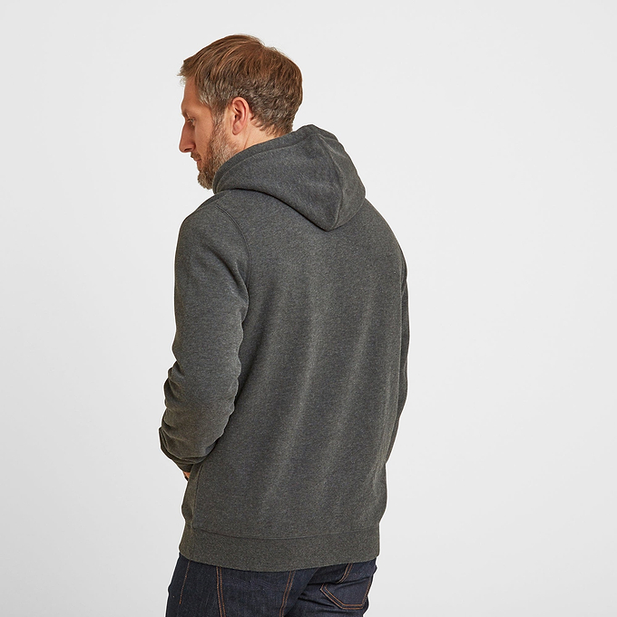 Alden Mens Supersoft Hoody - Dark Grey Marl