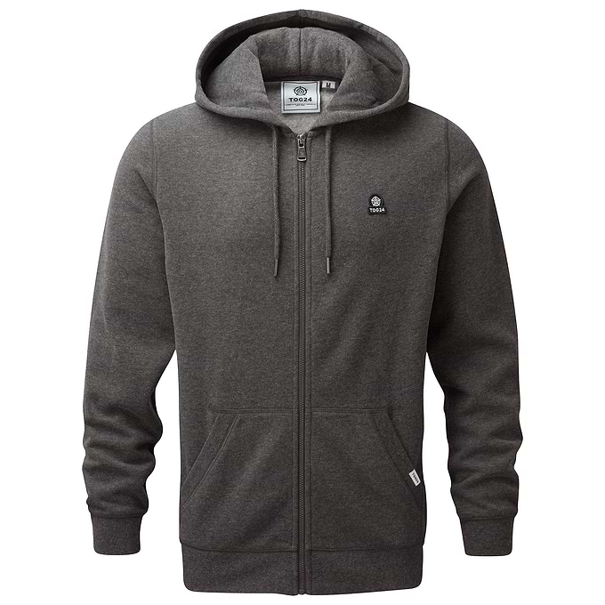 Alden Mens Supersoft Hoody - Dark Grey Marl