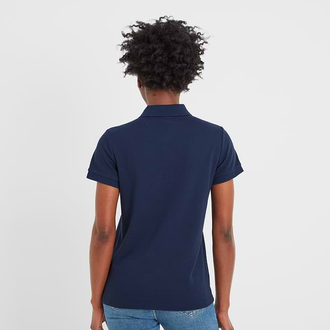 Aspley Womens Tech Polo - Navy