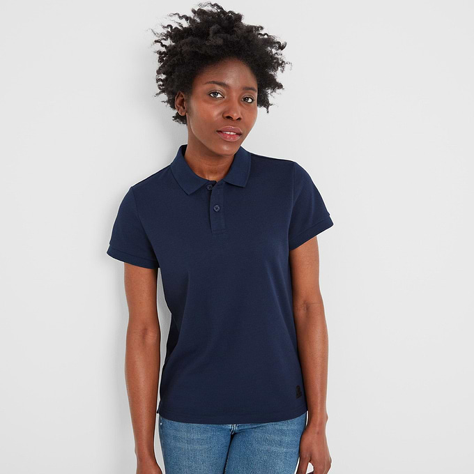 Aspley Womens Tech Polo - Navy