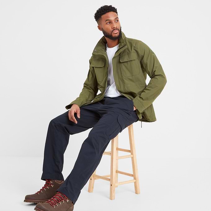 Dibden Mens Cargo Trousers Regular - Midnight