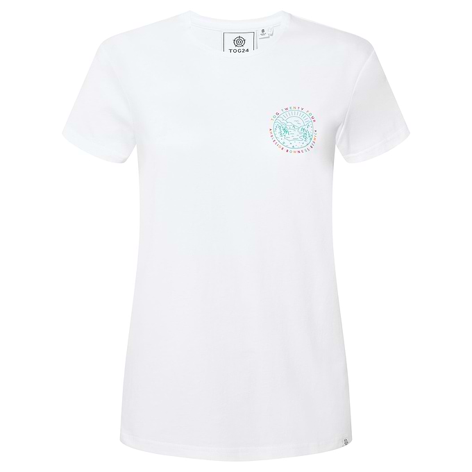 District Womens 100% Cotton Supersoft T-Shirt - Optic White