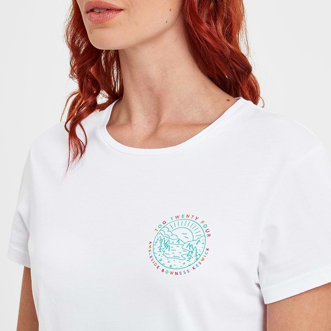 District Womens 100% Cotton Supersoft T-Shirt - Optic White