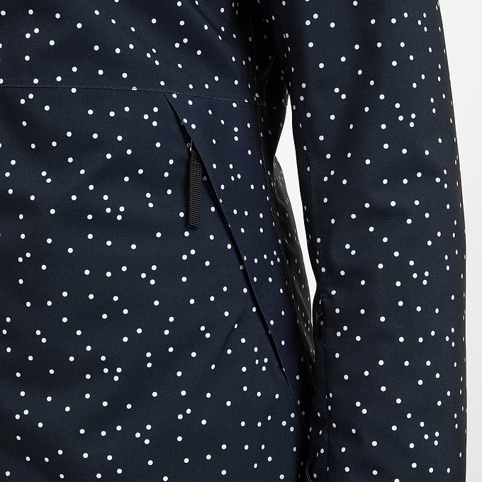 Eva Womens Ski Jacket - Dark Indigo Confetti Print