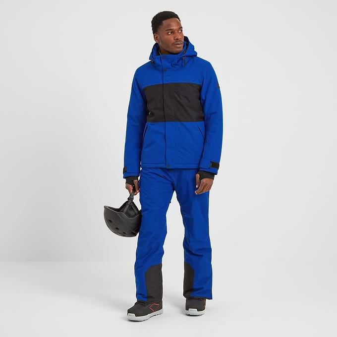 Hunsworth Mens Ski Jacket - Royal Blue/Black