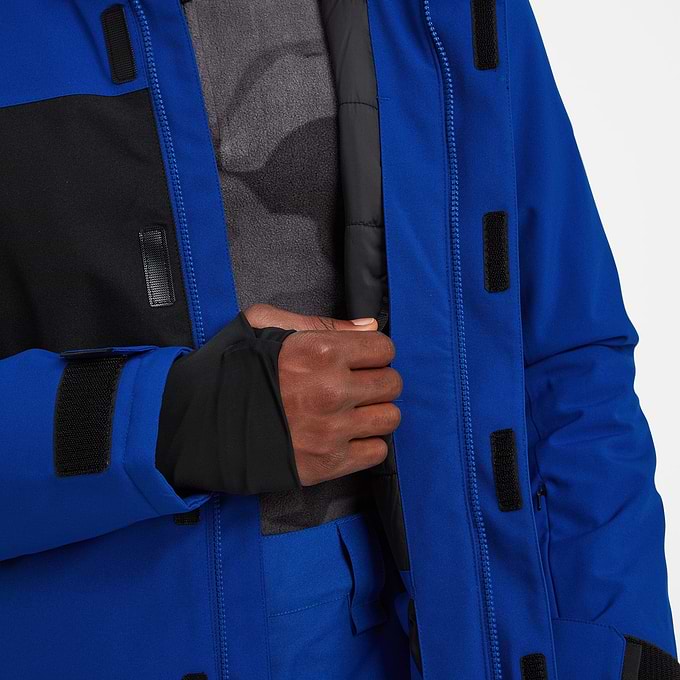 Hunsworth Mens Ski Jacket - Royal Blue/Black