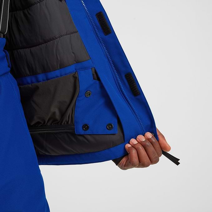 Hunsworth Mens Ski Jacket - Royal Blue/Black