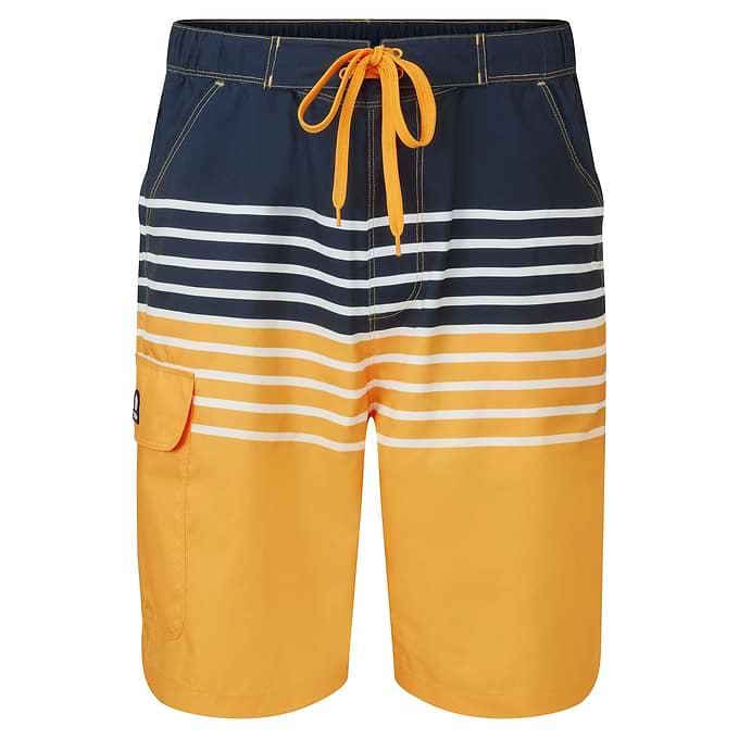 Justin Mens Board Shorts - Bright Yellow