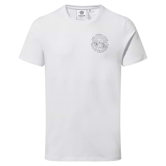 Lakes Mens 100% Cotton Supersoft T-Shirt - White