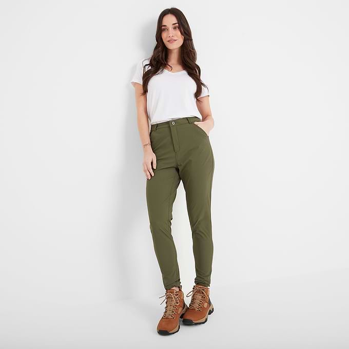 Milton Womens Water Resistant Slim Trouser Regular - Khaki