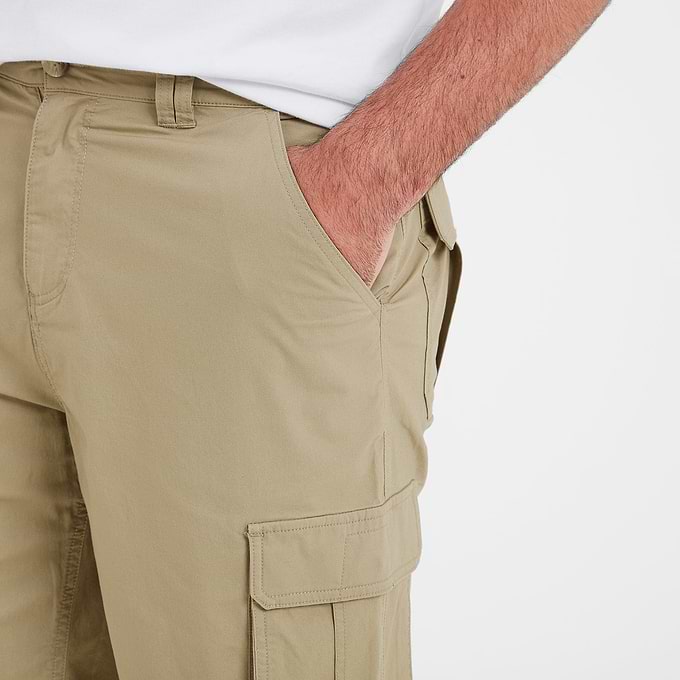 Noble Mens Cargo Shorts - Sand