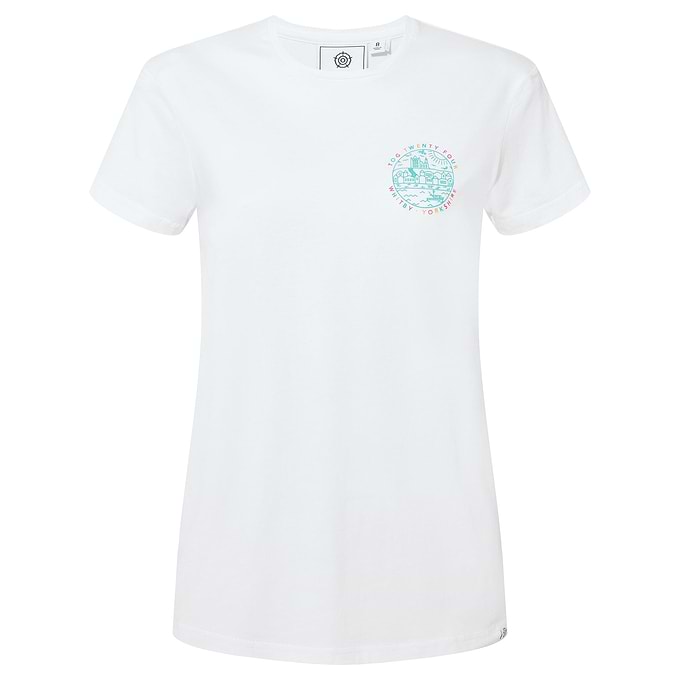Seaside Womens 100% Cotton T-Shirt - Optic White