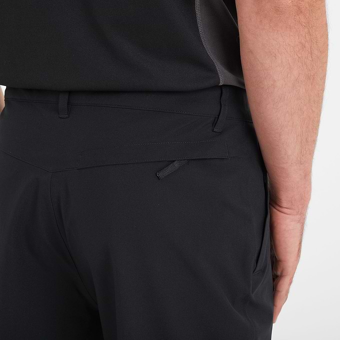 Silsden Mens Waterproof Trousers Short - Black