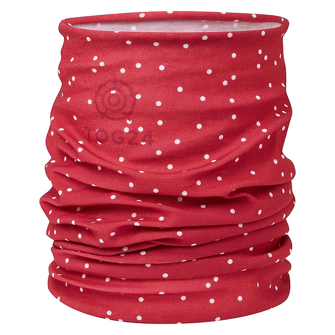 Snood Multifunctional Neck Warmer - Dark Pink Confetti Spot