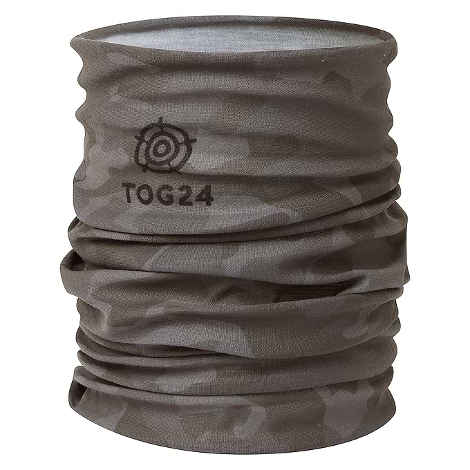 Snood Multifunctional Neck Warmer - Steel Grey Camo