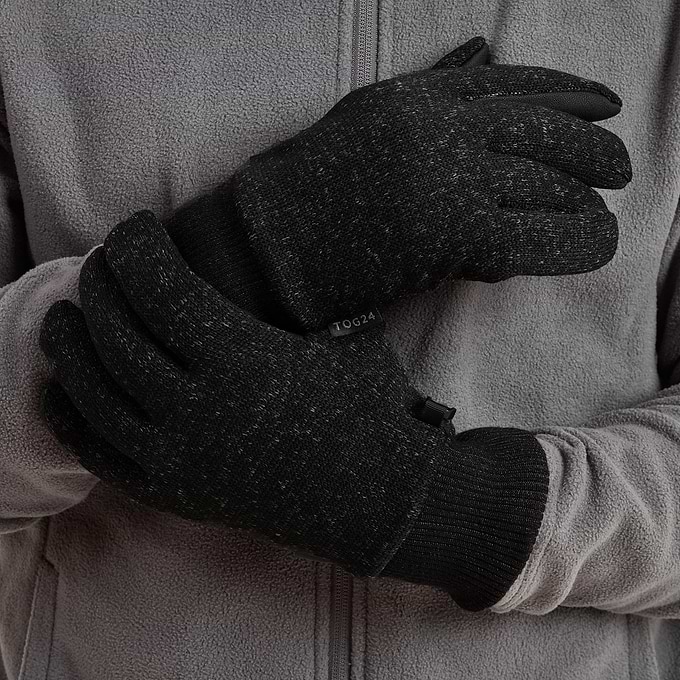 Storm Knitlook Gloves - Black Marl