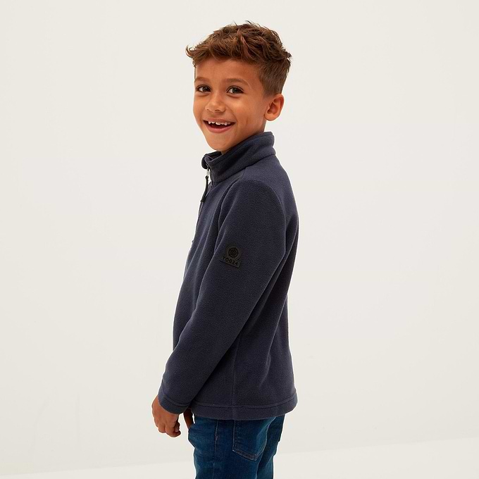 Toffolo Kids Zipneck Fleece - Navy