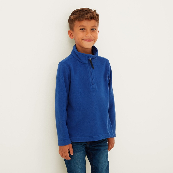 Toffolo Kids Zipneck Fleece - Royal