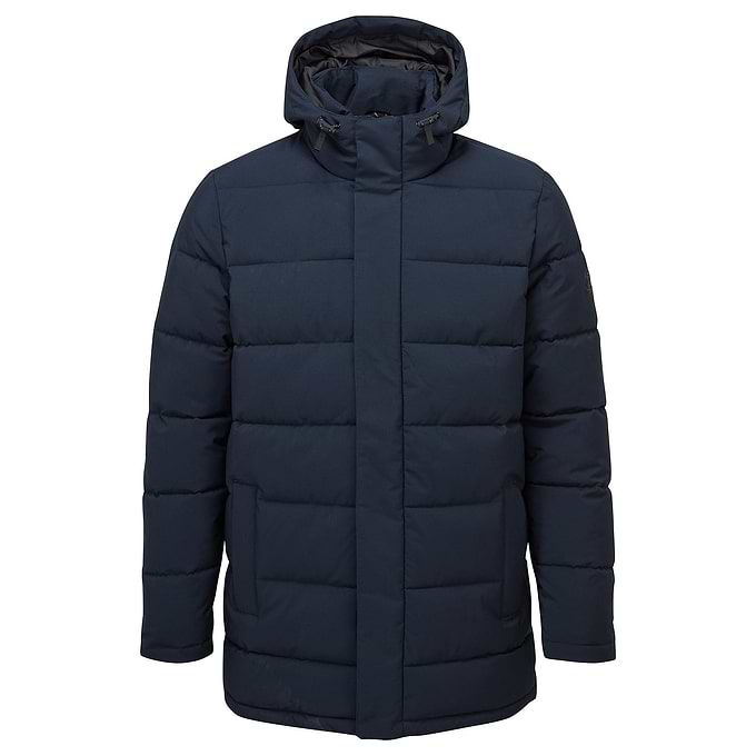 Watson Mens Long Insulated Jacket - Navy