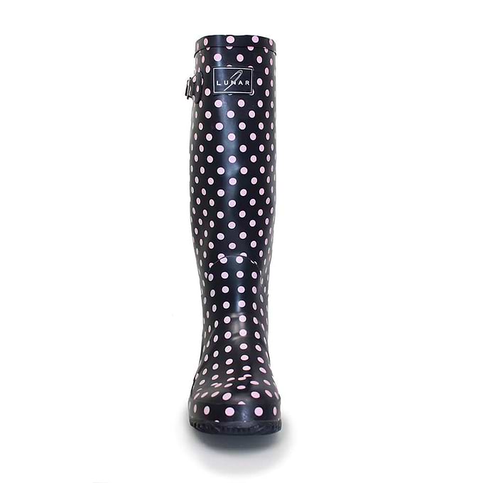 Lunar Rubber Spot Wellington - Blue