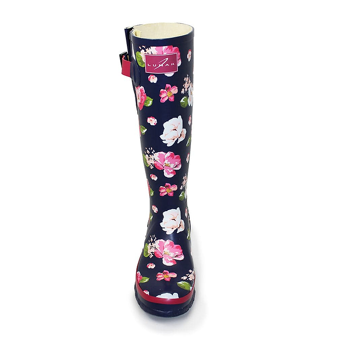 Lunar Floral Wellington - Blue