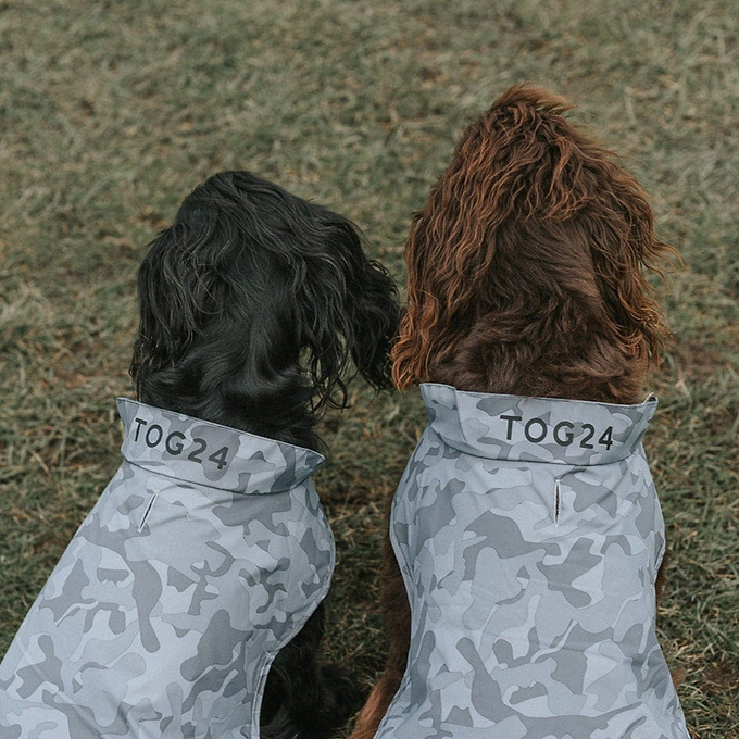 Hound Dog Coat XS - Steel Camo AOP