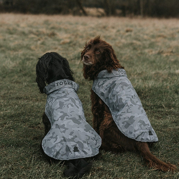 Hound Dog Coat XS - Steel Camo AOP