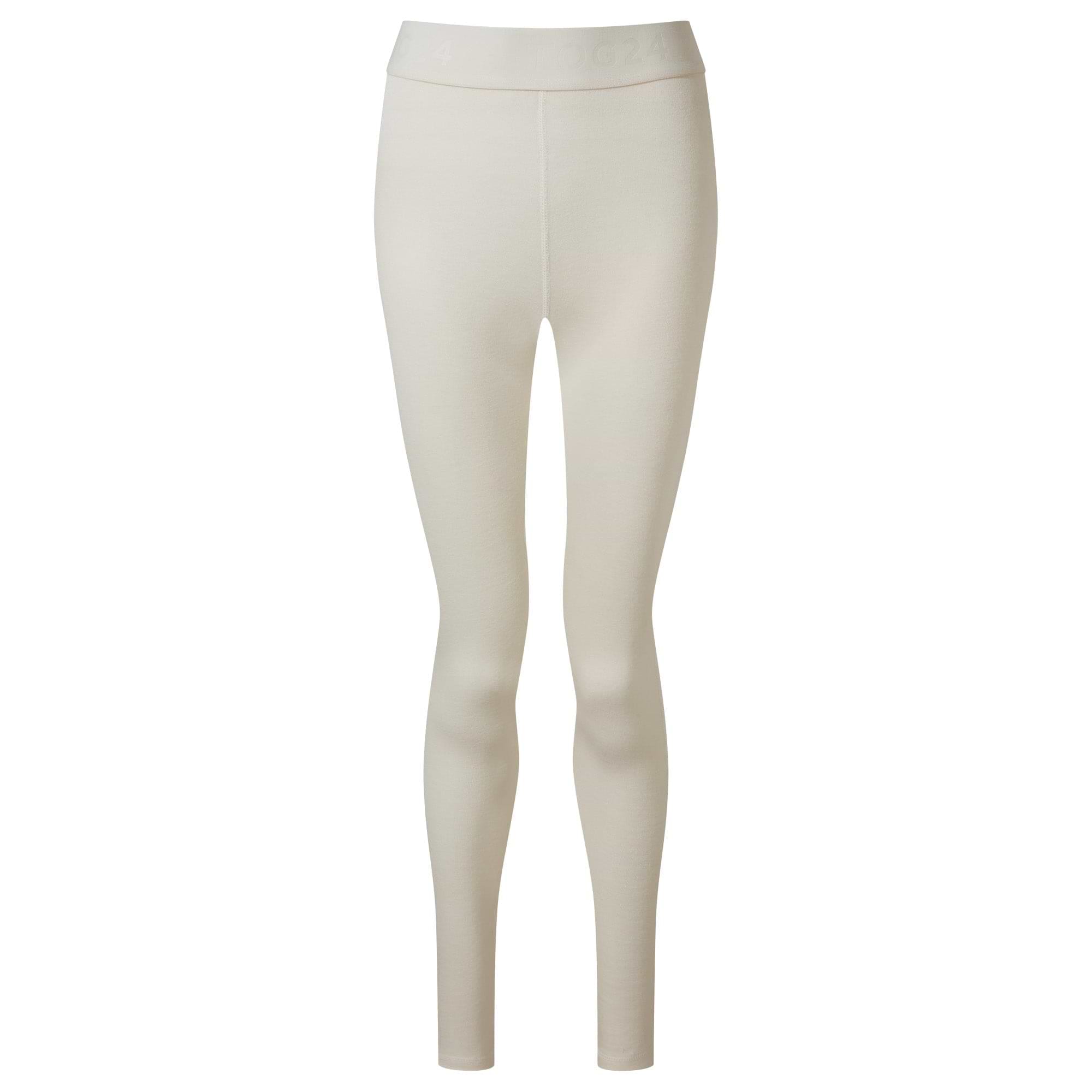 Meru Cashmere Touch Base Layer Leggings Off White
