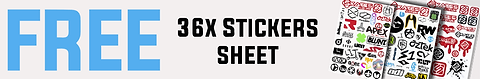 FREE Stickers Sheet with all orders