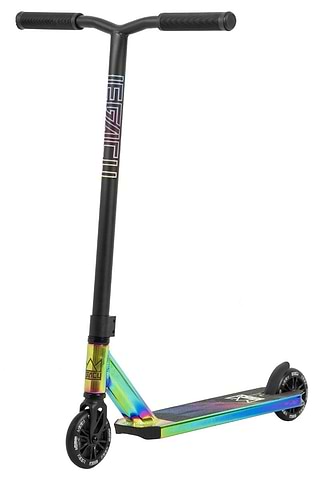 Legacy 1.5 Pro Ventus complete stunt scooter in rainbow neochrome and black