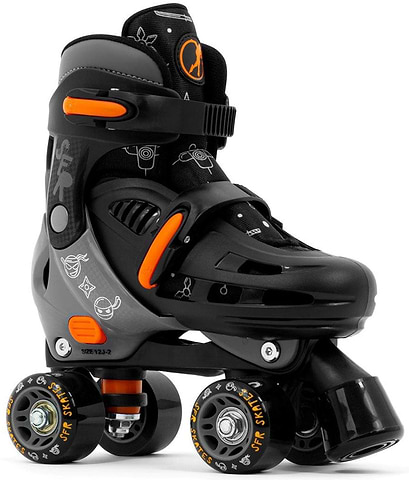 SFR Storm V Adjustable Quad Roller Skates - Ninja