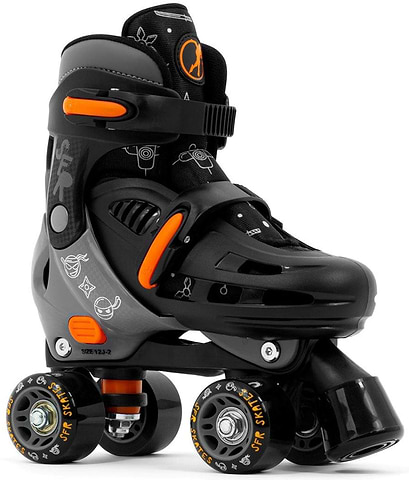 SFR Storm V Adjustable Quad Roller Skates - Ninja