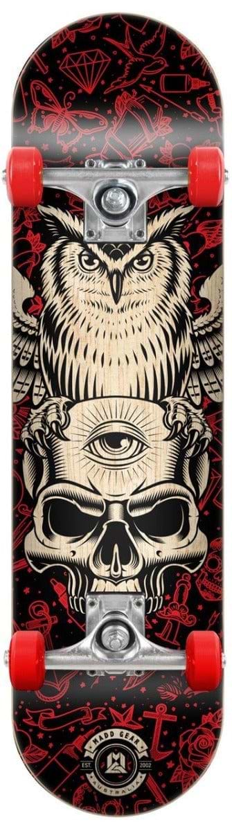Madd Gear MGP Pro Series Watcher Red / Black Complete Skateboard - 8 ...