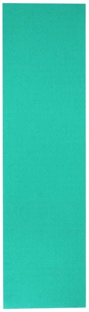 The Enuff 9" Skateboard Griptape in teal offers superior grip and durability, displayed flat on a white background.