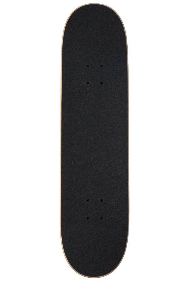 The Arbor Street Revert Puppy Complete Skateboard - 8.25″ x 32″ features a black Canadian maple deck with grip tape, rounded nose and tail, and pre-drilled truck holes—ideal for park and street skating.