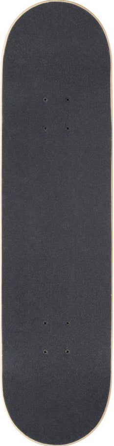 The Tony Hawk 180 Series Ransom Complete Skateboard – 8″ x 31.5″ by Tony Hawk features a standard skateboard shape with rounded ends and comes equipped with grip tape on top. The deck is unassembled, with pre-drilled holes for easy truck attachment, making it an ideal choice for beginners interested in building their own complete skateboard.