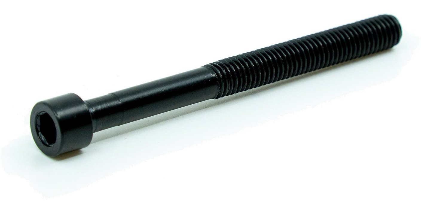 A CORE CD1 Replacement Bar Bolt by CORE, featuring a black finish and a partially threaded high tensile steel shank with a hex socket head, is displayed on a white background.