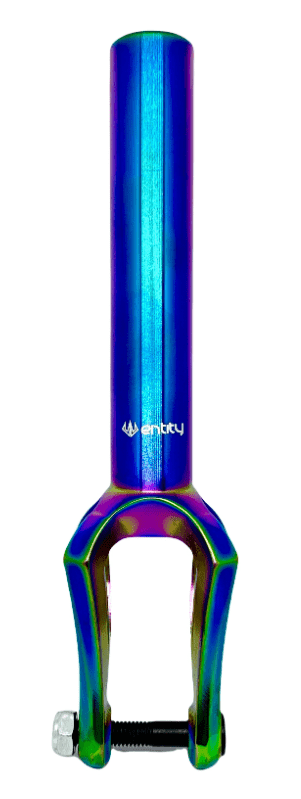 Entity Era SCS/HIC Stunt Scooter Fork - Neochrome - Front