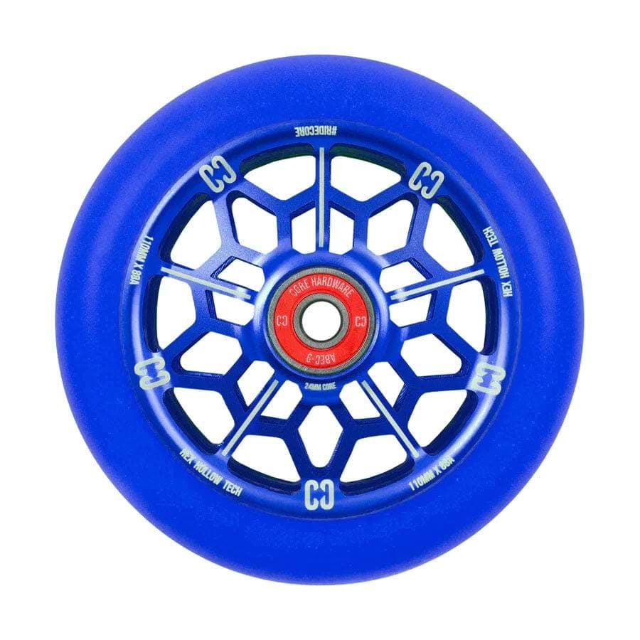 CORE Hex Hollow Core 110mm Stunt Scooter Wheel - Navy Blue