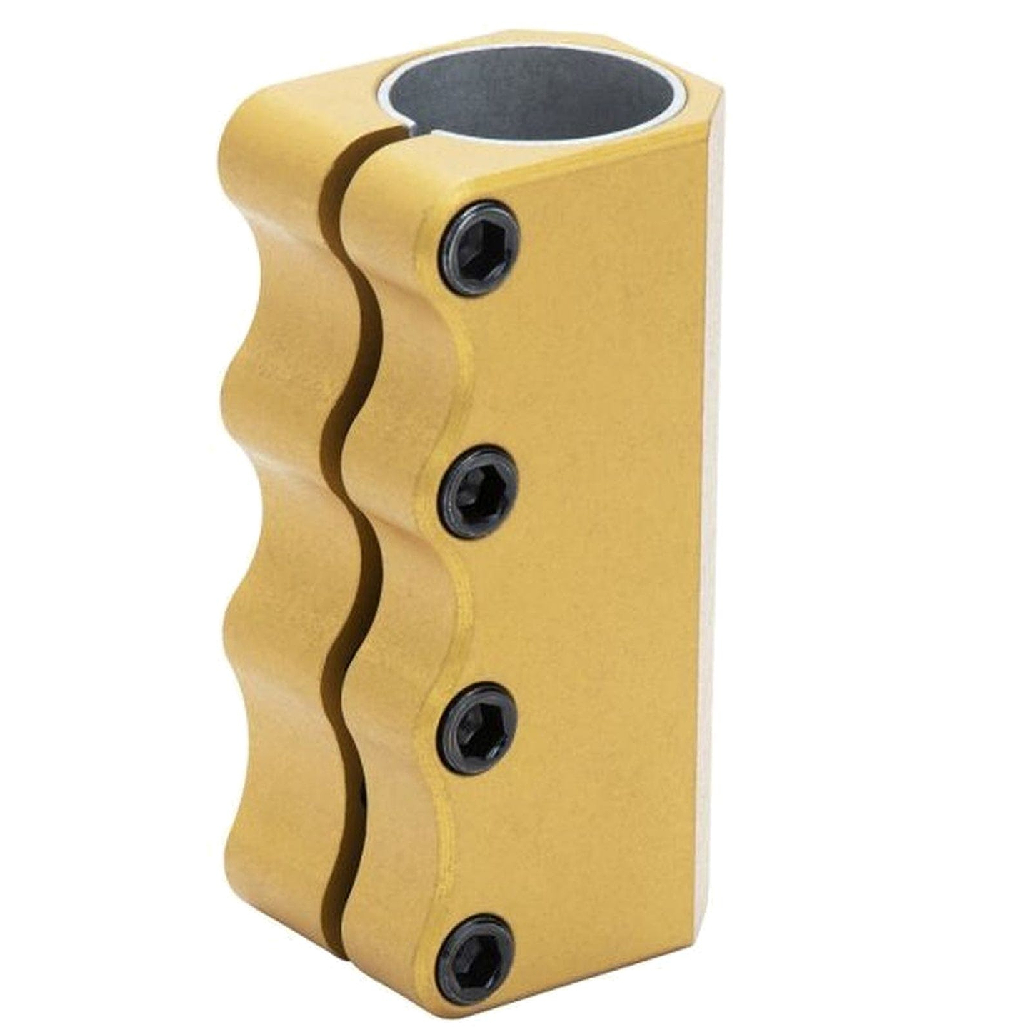 Proto Full Knuckle V2 4 Bolt Oversized SCS Stunt Scooter Clamp - Gold - Rear