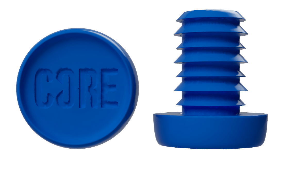 CORE Standard Scooter Bar Ends - Blue