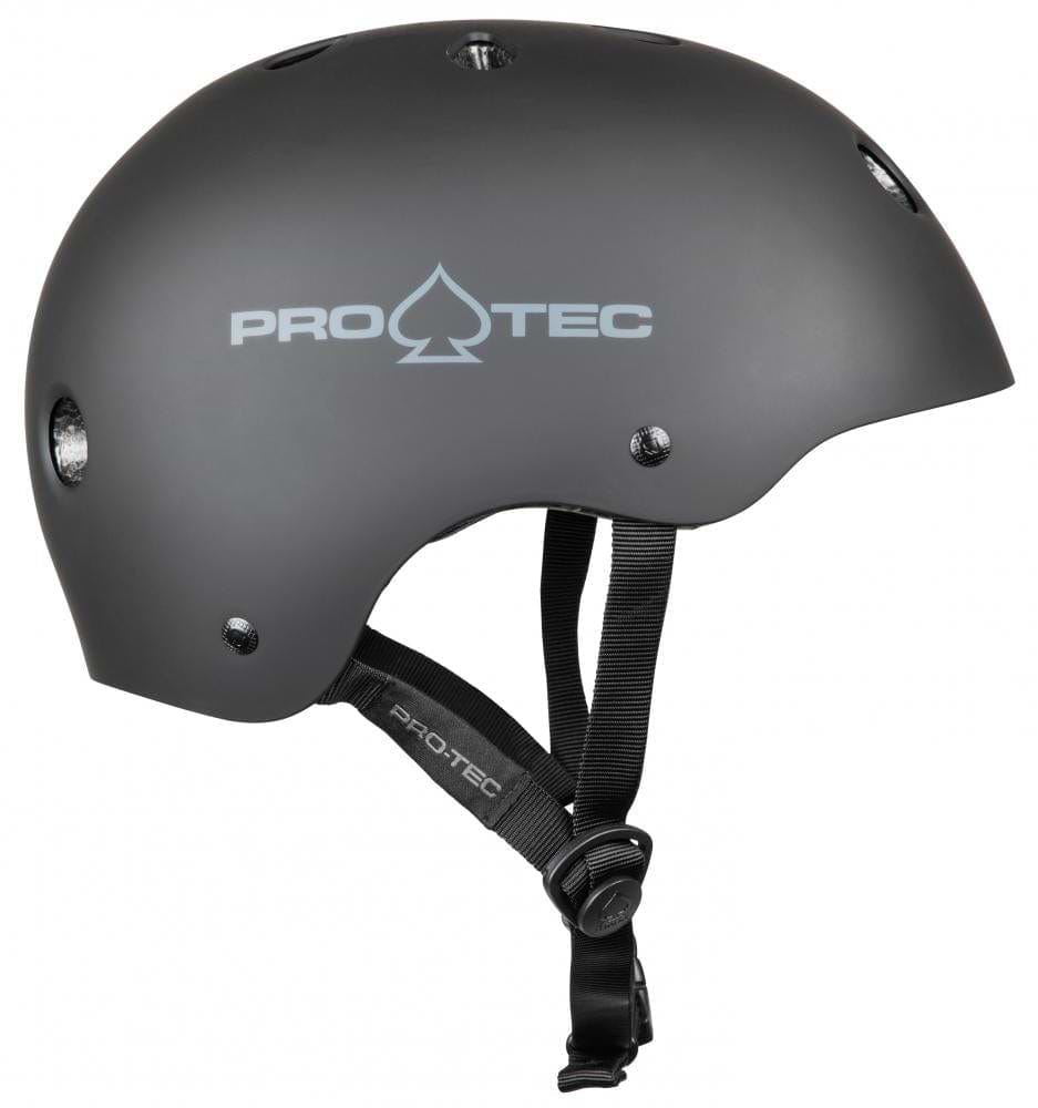 The Pro-Tec Classic Certified Skate / Scooter Helmet in Matt Black is ideal for extreme sports enthusiasts, featuring a high-impact absorbing ABS shell for maximum protection and durability.