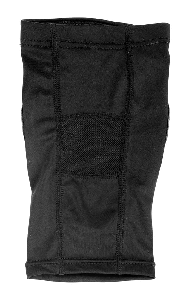 Introducing the REKD Pro Knee Skate Protection Gaskets in Black, designed by REKD. These knee pads feature reinforced stitching for durability, EVA memory foam for added comfort, and a central mesh panel for enhanced breathability, making them perfect for sports or physical activities.