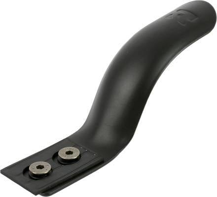 A bicycle saddle rail adapter, designed to be compatible with the Root Industries AIR Replacement Brake in black, has a smooth matte finish and includes two metal mounting holes.